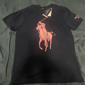Polo Ralph Lauren Pink Pony Slim Fit Cotton Tee